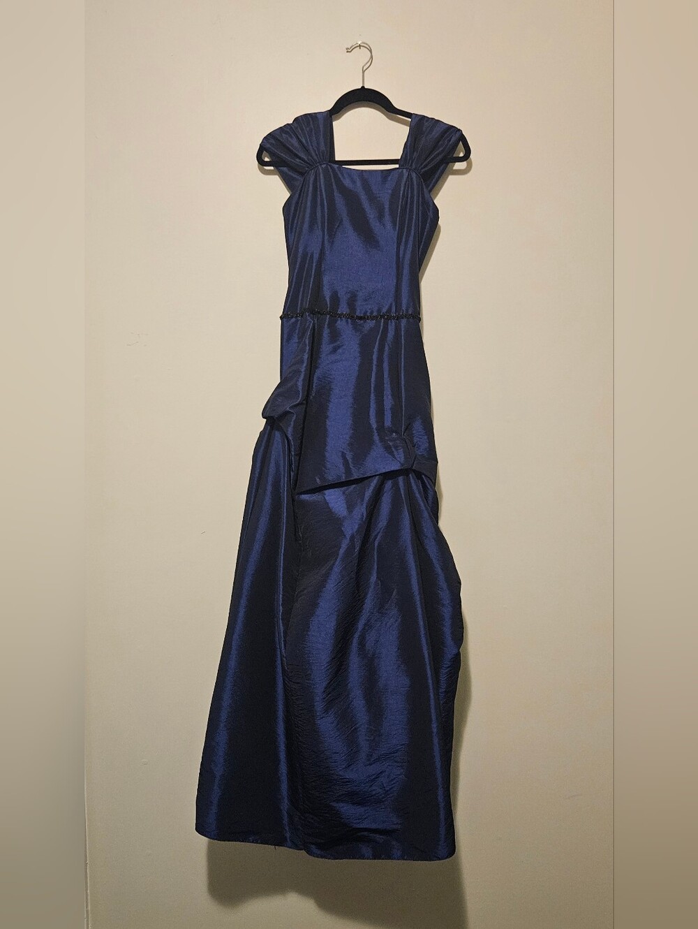 Fiesta Navy Blue Wedding Guest Gown